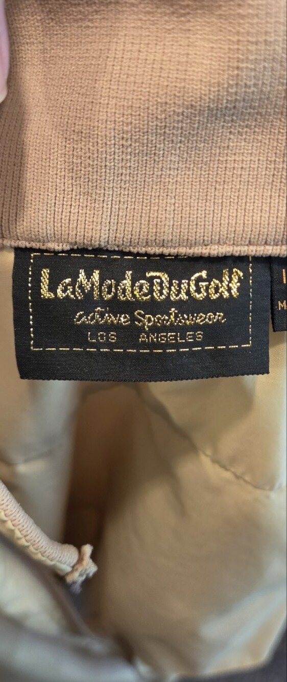 LaMode Men's Light Yellow Windbreaker Jacket 99-11 CHP Foundation szL - Picture 10 of 11